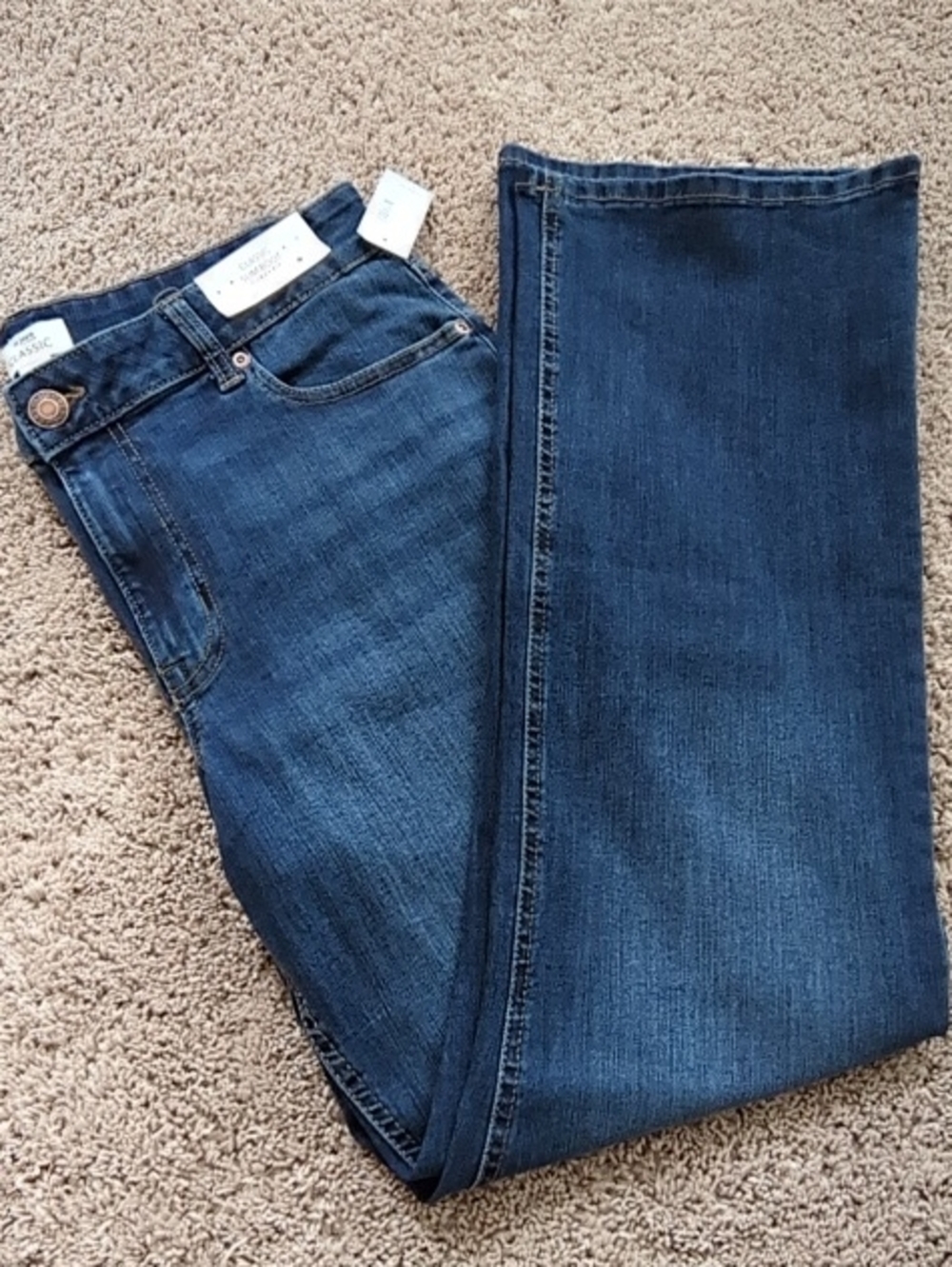NWT Maurices Curvy Fit Medium Blue Bootcut Jeans